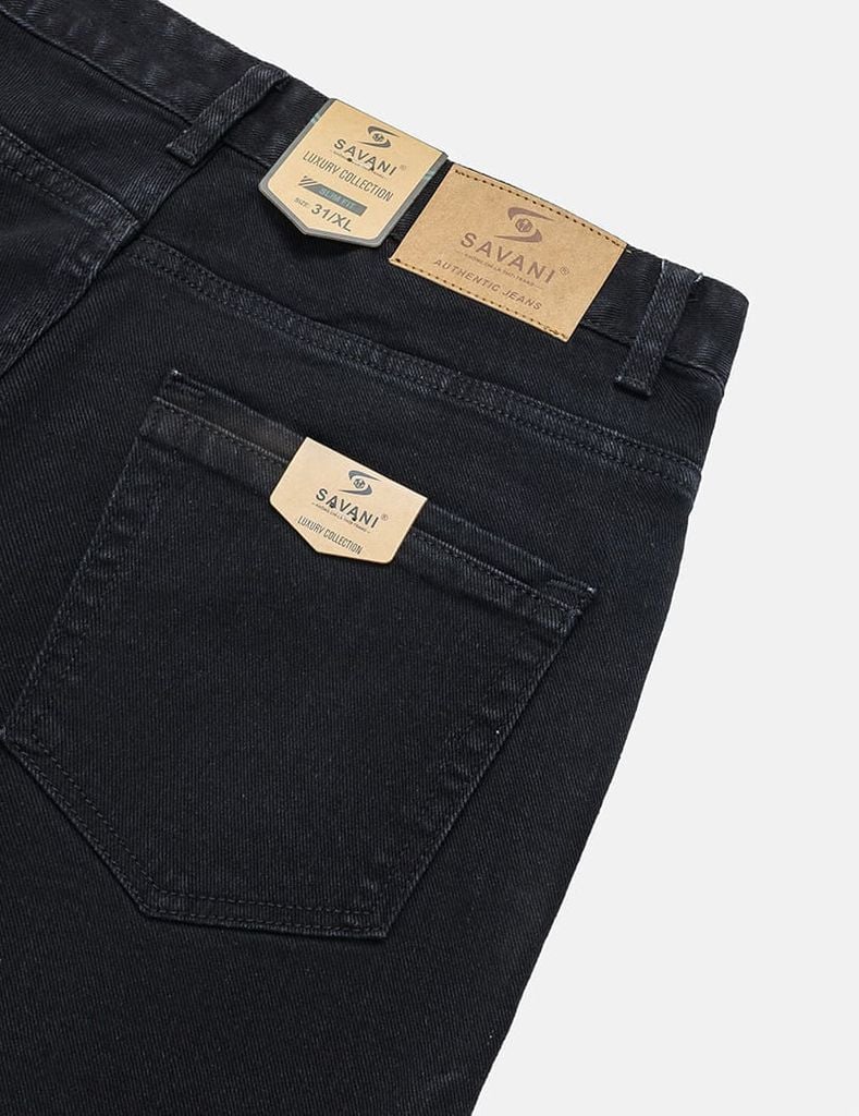 Quần short jean nam mác kim loại túi
