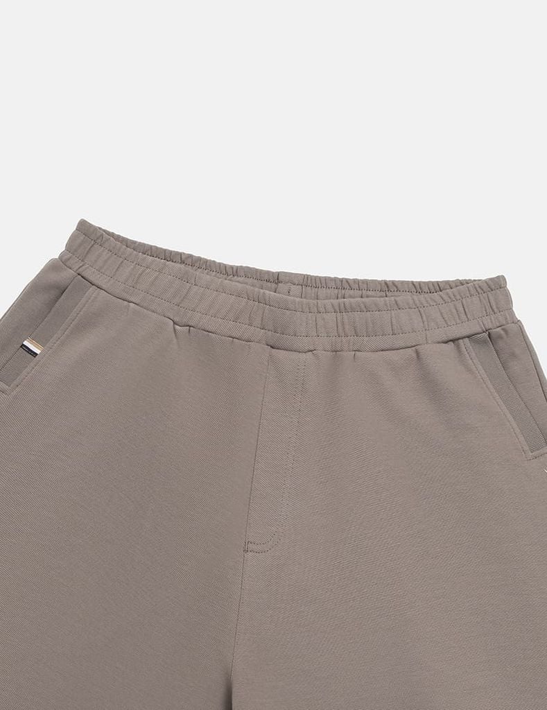 Quần short nam dệt kim trang trí dây dệt miệng túi