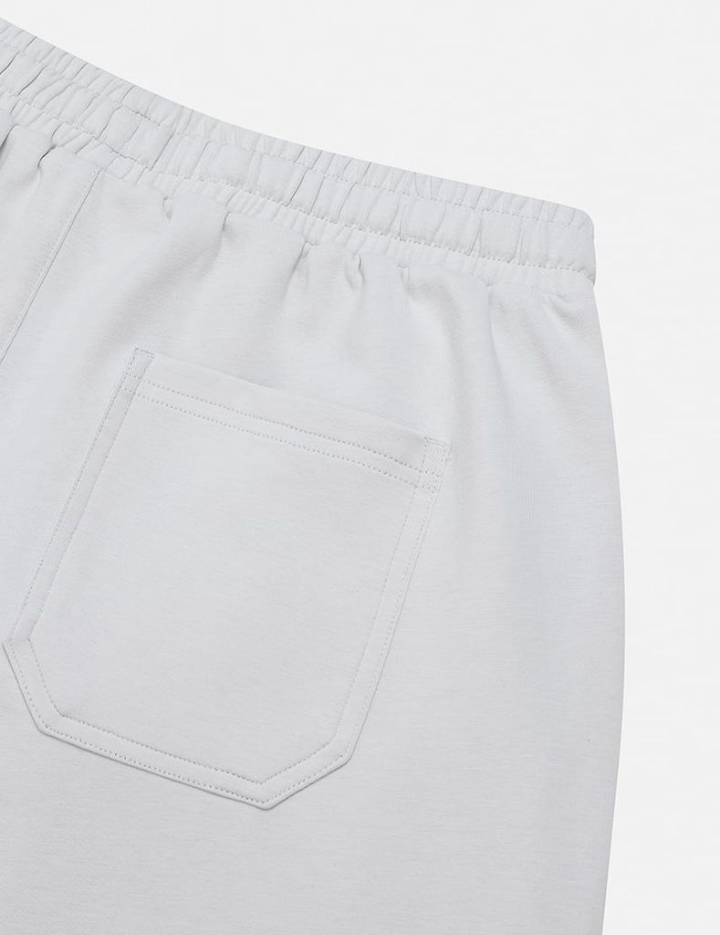 Quần short nam dệt kim trang trí pack cao su