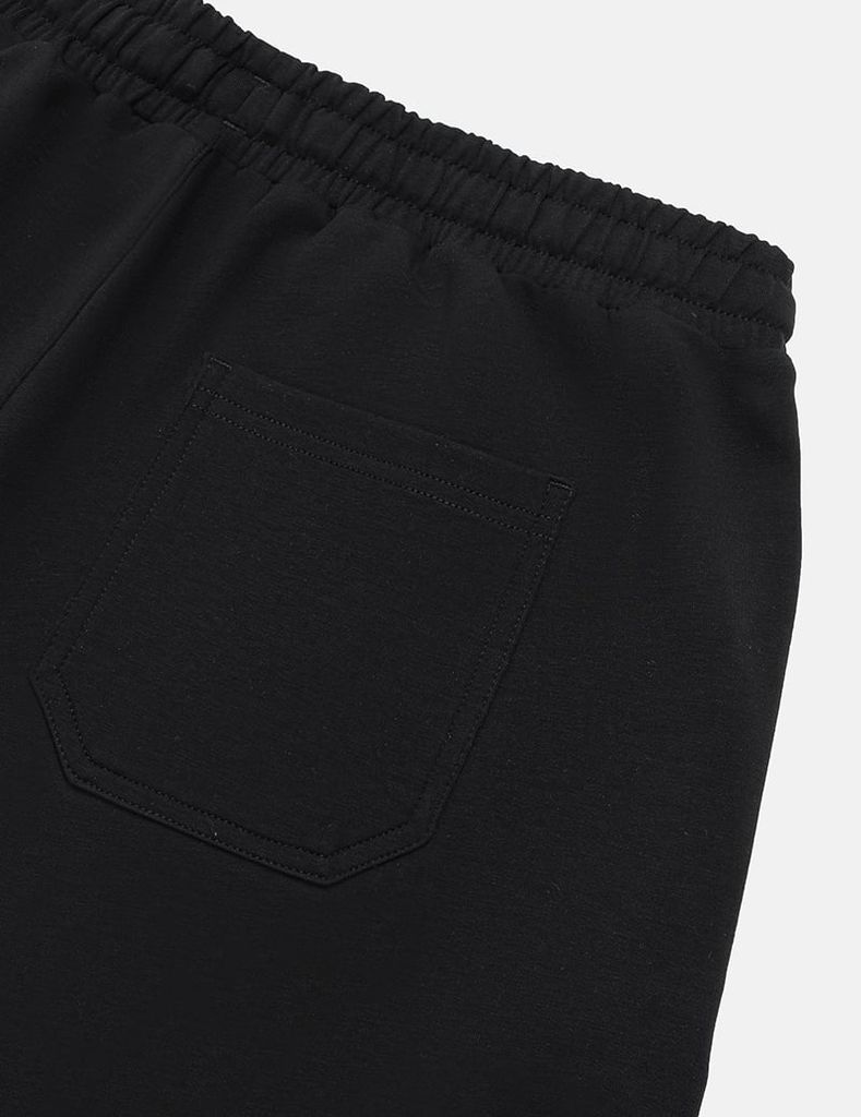 Quần short nam dệt kim trang trí pack cao su