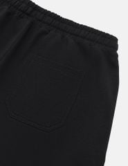 Quần short nam dệt kim trang trí pack cao su