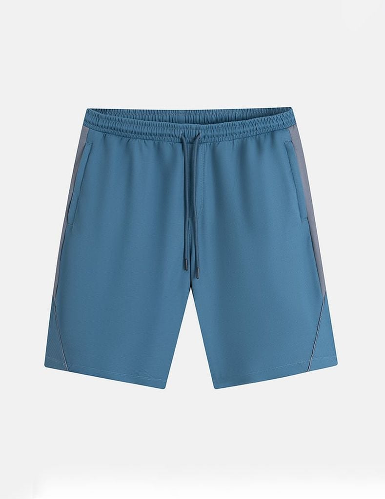 Quần short nam dệt kim phối