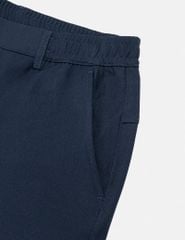 Quần short đũi chun 3/4 trang trí dây dệt túi sau