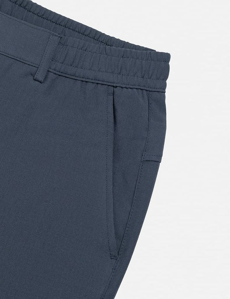 Quần short đũi chun 3/4 trang trí dây dệt túi sau