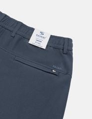 Quần short đũi chun 3/4 trang trí dây dệt túi sau