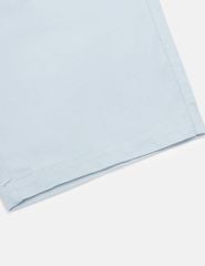 Quần short khaki nam cạp thường sườn cạp thêu chữ