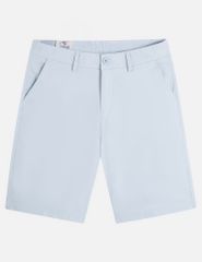 Quần short khaki nam cạp thường sườn cạp thêu chữ