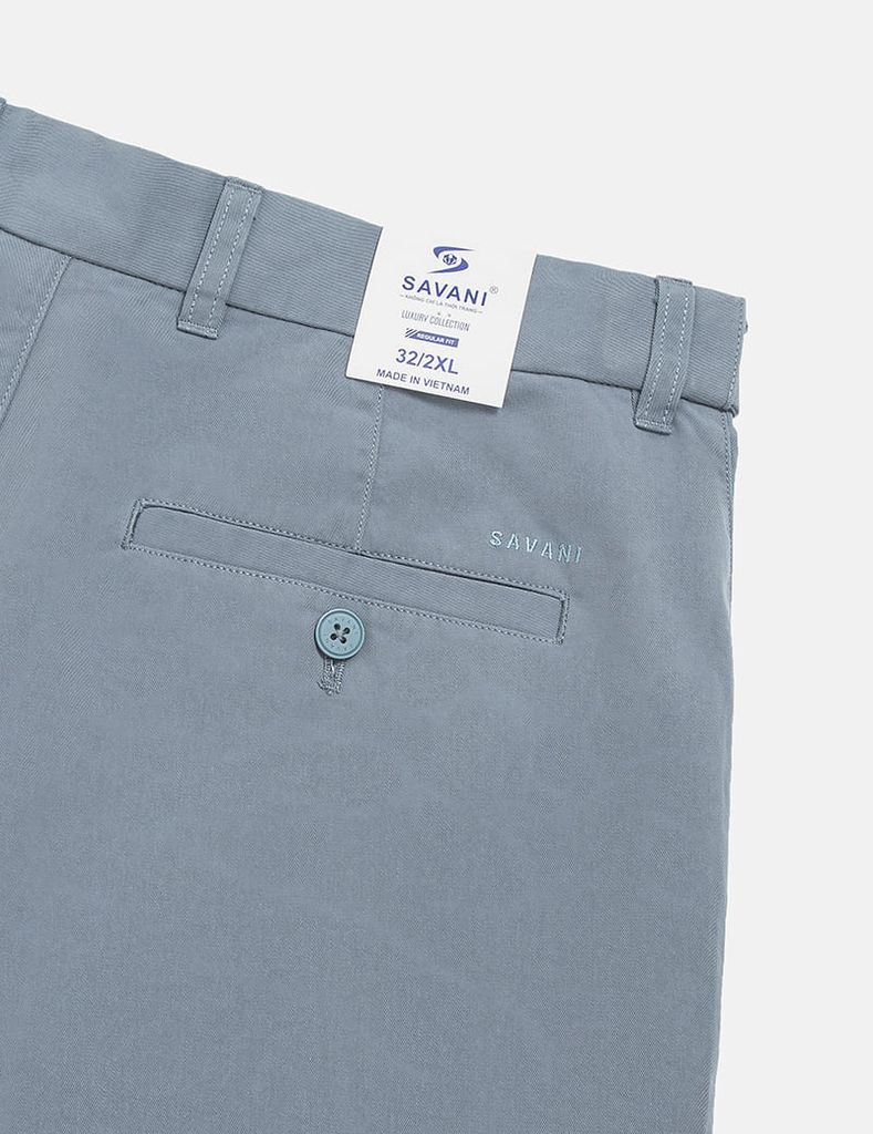 Quần short khaki nam cạp tăng đơ