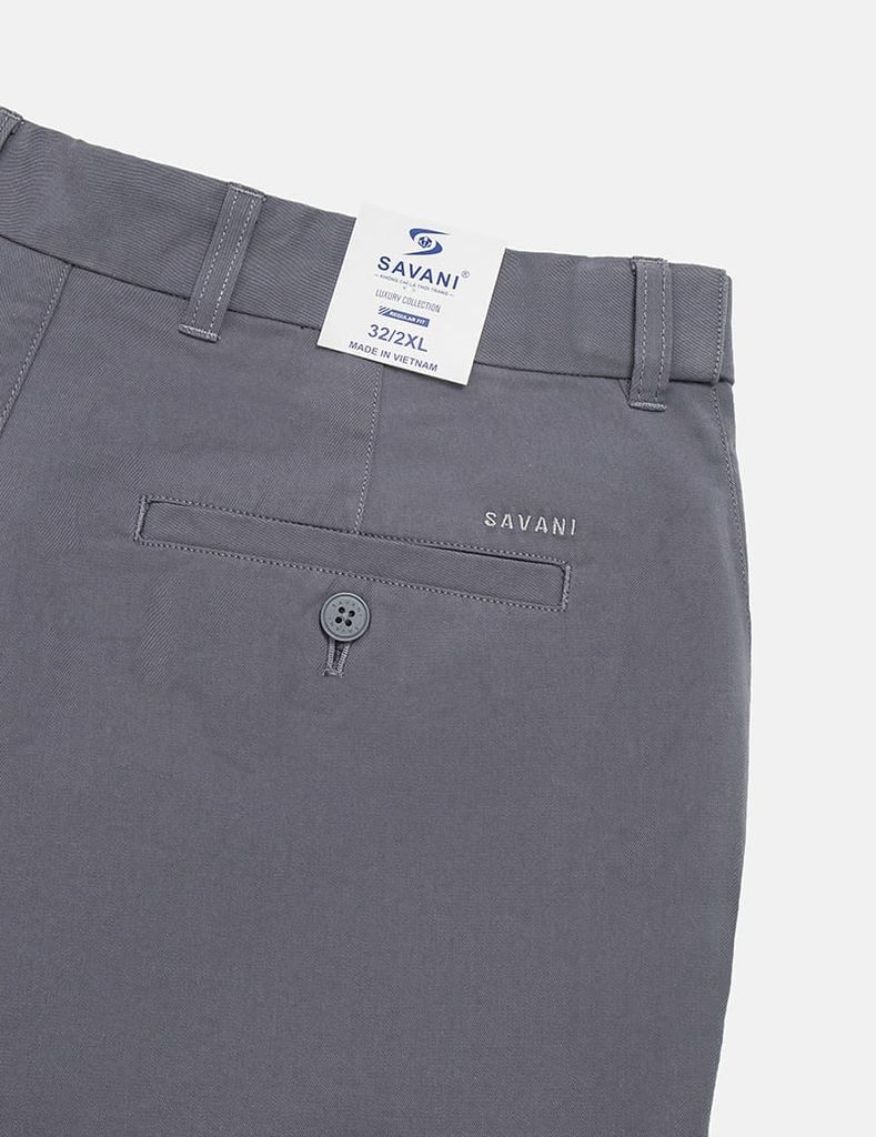 Quần short khaki nam cạp tăng đơ