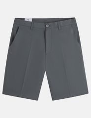 Quần short khaki nam cạp âu thêu logo túi sau