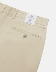 Quần short khaki nam cạp thường họa tiết dấu cộng
