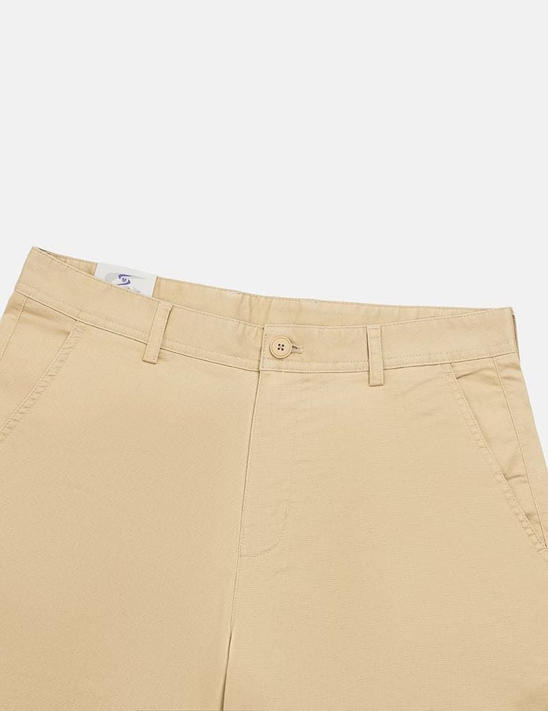 Quần short khaki nam cạp thường họa tiết dấu cộng