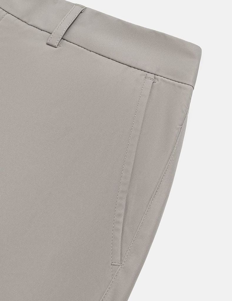 Quần short khaki nam cạp tăng đơ