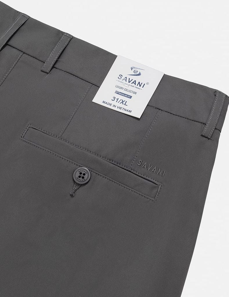 Quần short khaki nam cạp tăng đơ