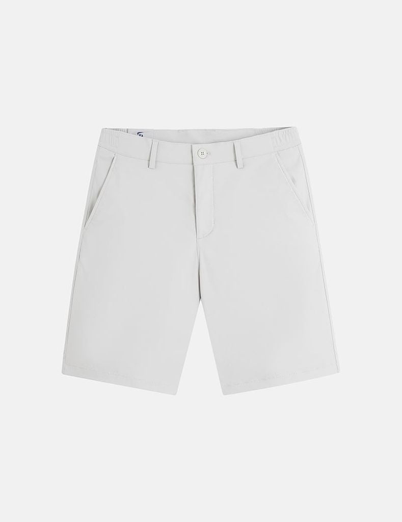 Quần short khaki nam cạp chun mác dệt túi sau