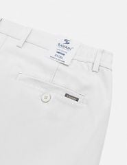 Quần short khaki nam cạp chun mác dệt túi sau