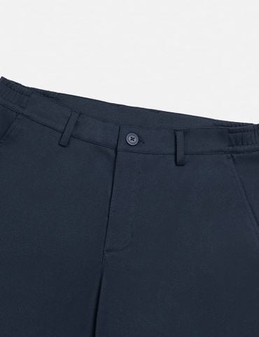 Quần short khaki nam cạp chun mác dệt túi sau