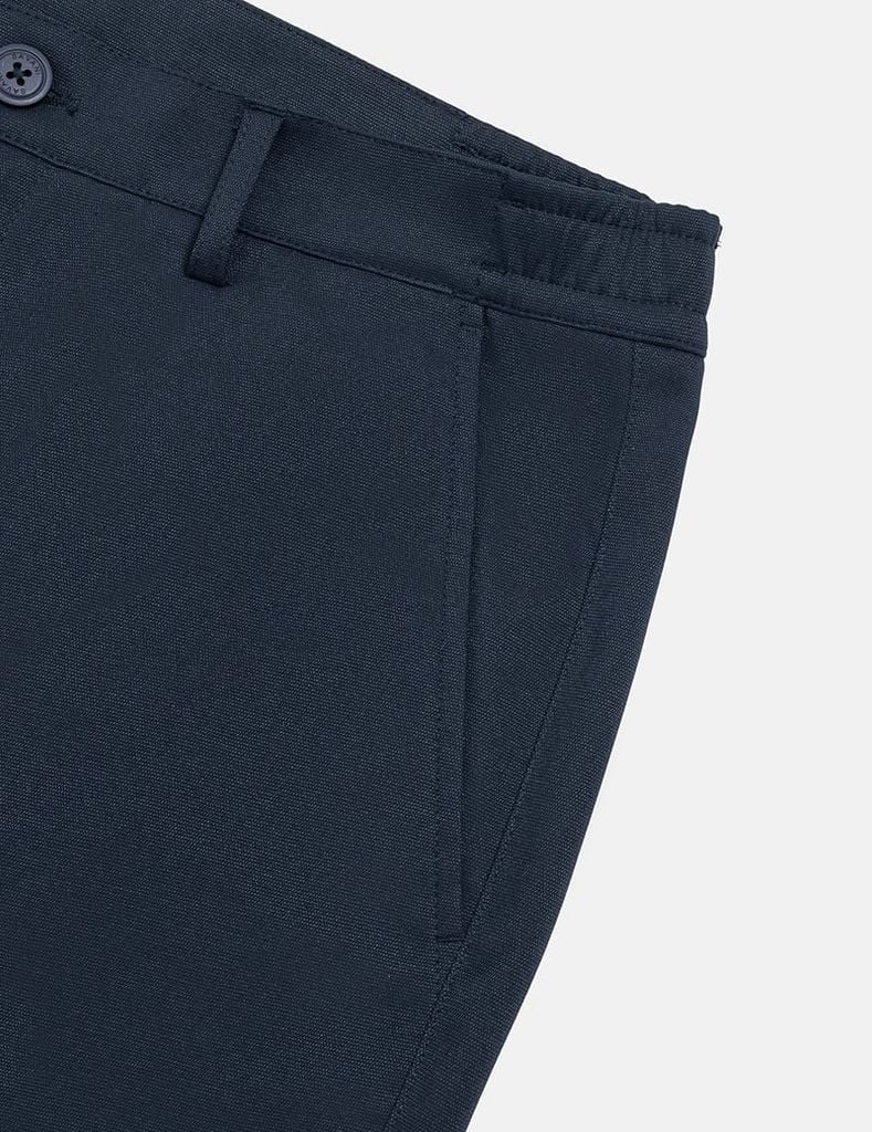 Quần short khaki nam cạp chun mác dệt túi sau