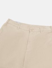 Quần short khaki đũi nam chun hai bên sườn