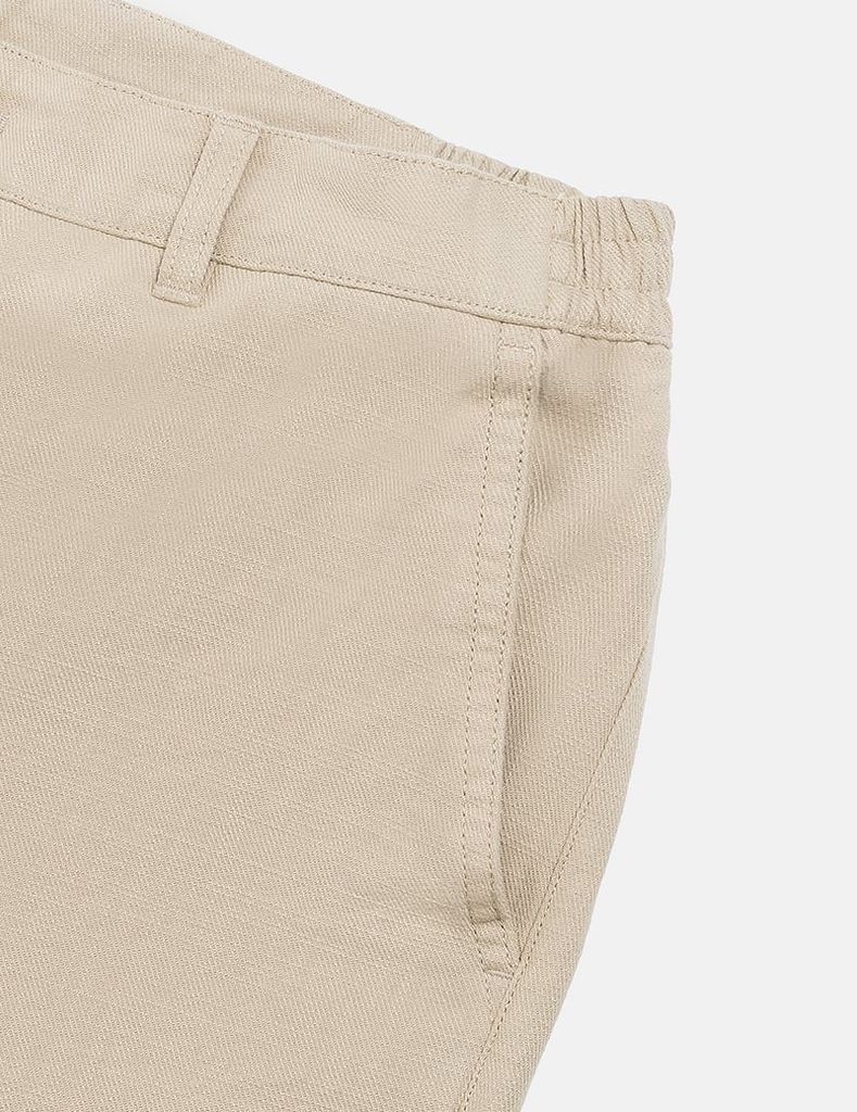 Quần short khaki đũi nam chun hai bên sườn