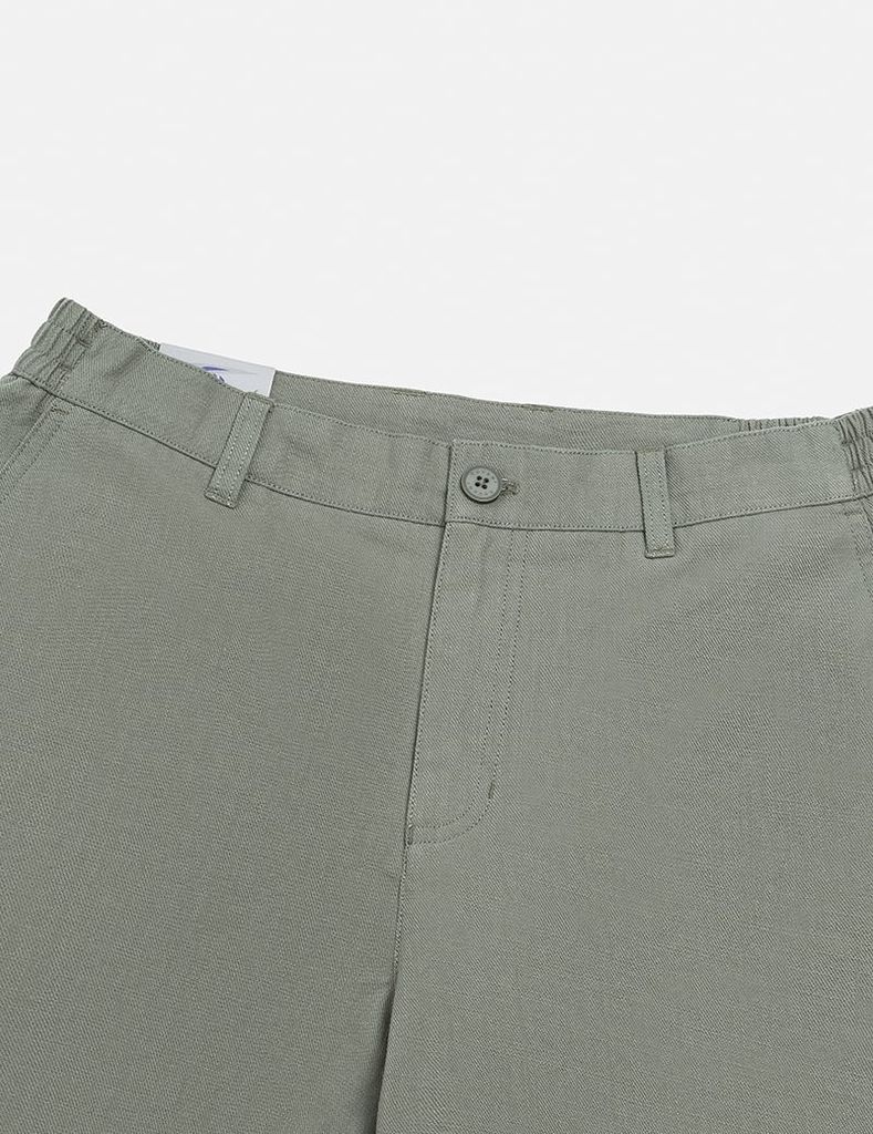 Quần short khaki đũi nam chun hai bên sườn