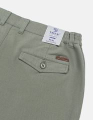 Quần short khaki đũi nam chun hai bên sườn