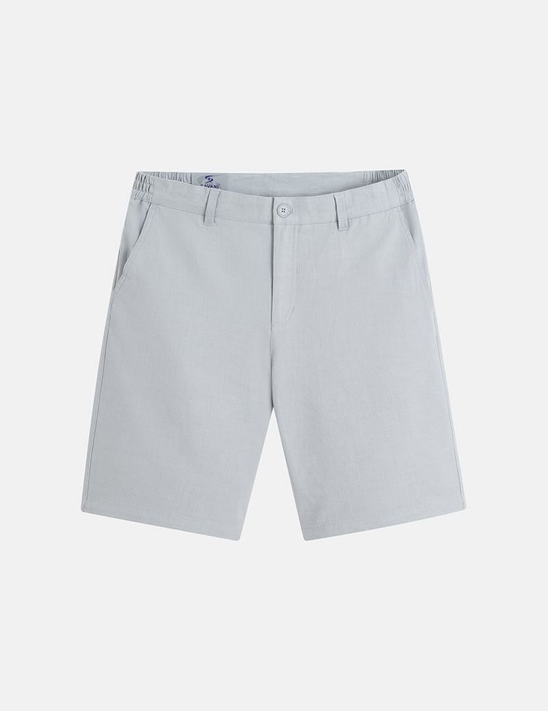 Quần short khaki đũi nam chun hai bên sườn