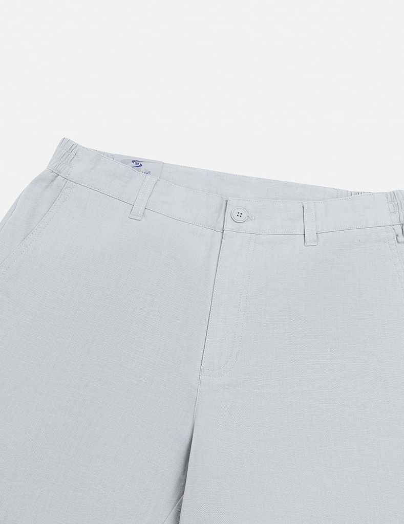 Quần short khaki đũi nam chun hai bên sườn