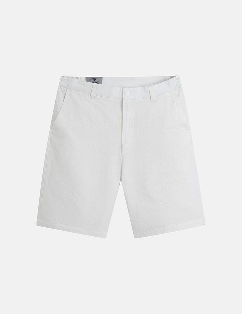 Quần short khaki đũi nam chun hai bên sườn