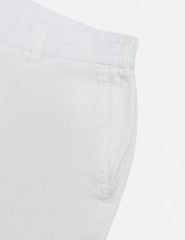Quần short khaki đũi nam chun hai bên sườn