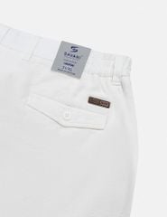 Quần short khaki đũi nam chun hai bên sườn