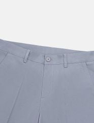 Quần short nam khaki phối thêu miệng túi