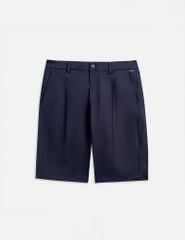 Quần short nam khaki phối thêu miệng túi