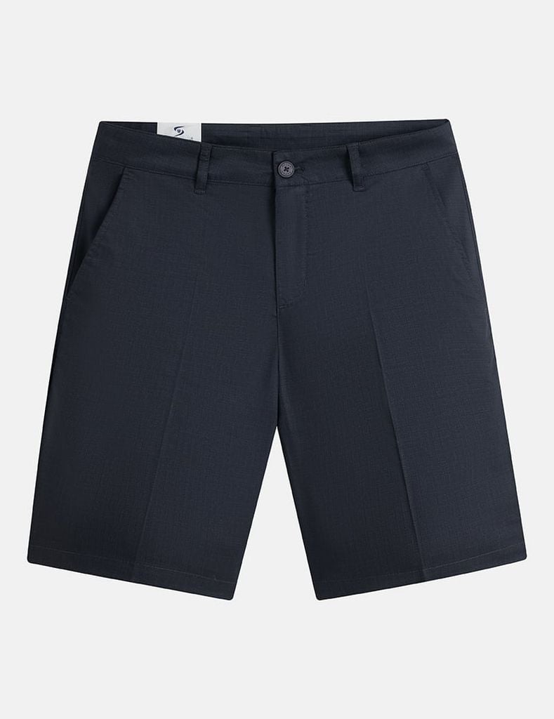 Quần short khaki nam in tràn họa tiết chìm