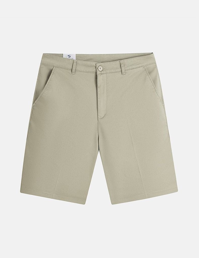 Quần short khaki nam in tràn họa tiết chìm