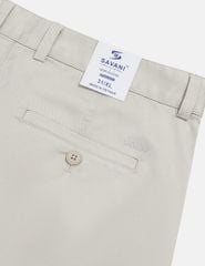 Quần short khaki nam phối dây dệt