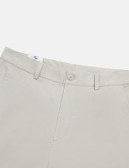 Quần short khaki nam phối dây dệt