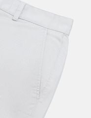 Quần short khaki nam phối dây dệt