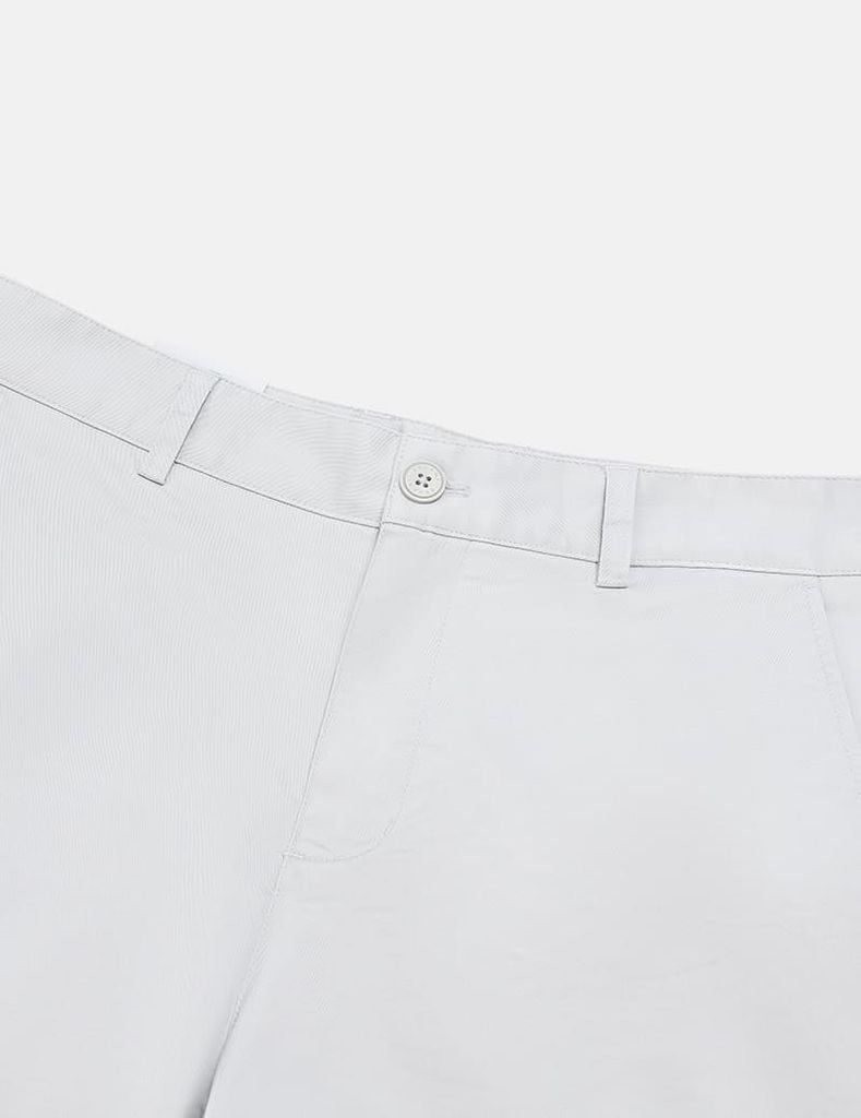 Quần short khaki nam phối dây dệt