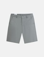 Quần short khaki nam phối dây dệt