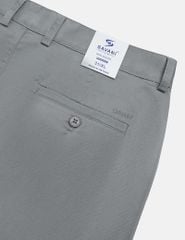 Quần short khaki nam phối dây dệt