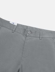 Quần short khaki nam phối dây dệt