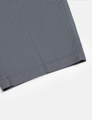 Quần short nam khaki cạp âu thêu logo túi sau