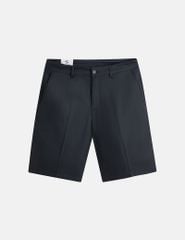 Quần short nam khaki cạp âu thêu logo túi sau