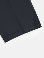 Quần short nam khaki cạp âu thêu logo túi sau