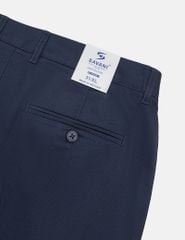 Quần short nam khaki cạp âu thêu logo túi sau