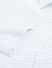 Áo sơ mi ngắn tay nam tà bằng có túi