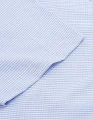 Áo sơ mi kẻ nam ngắn tay tà bằng có túi