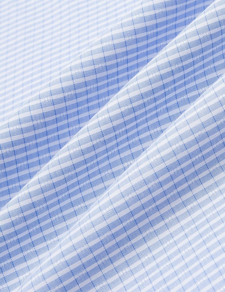 Áo sơ mi kẻ nam ngắn tay tà bằng có túi