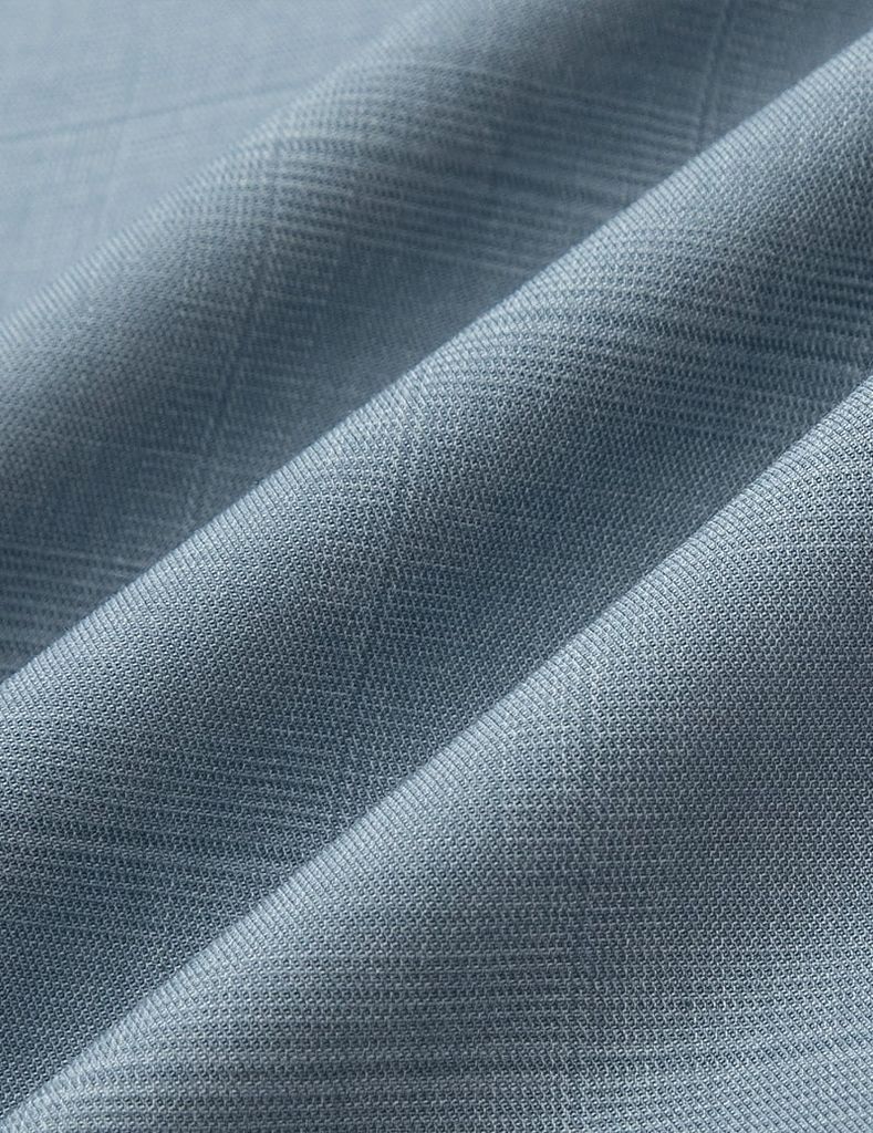 Áo sơ mi nam ngắn tay tà bằng có túi